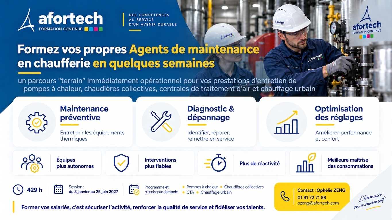agent de maintenance chaufferie